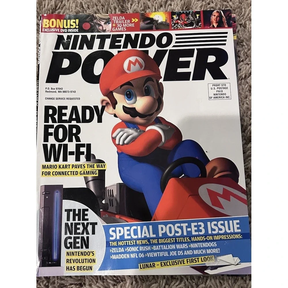 Lot Of 5‎ Nintendo Power Magazines VTG 2006-2007
